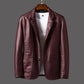 Veste en cuir moto pour homme