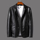 Veste en cuir moto pour homme
