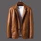 Veste en cuir moto pour homme