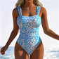👙✨ 50 % de réduction ! 💃Maillot de bain une pièce imprimé moderne femme
