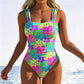 👙✨ 50 % de réduction ! 💃Maillot de bain une pièce imprimé moderne femme