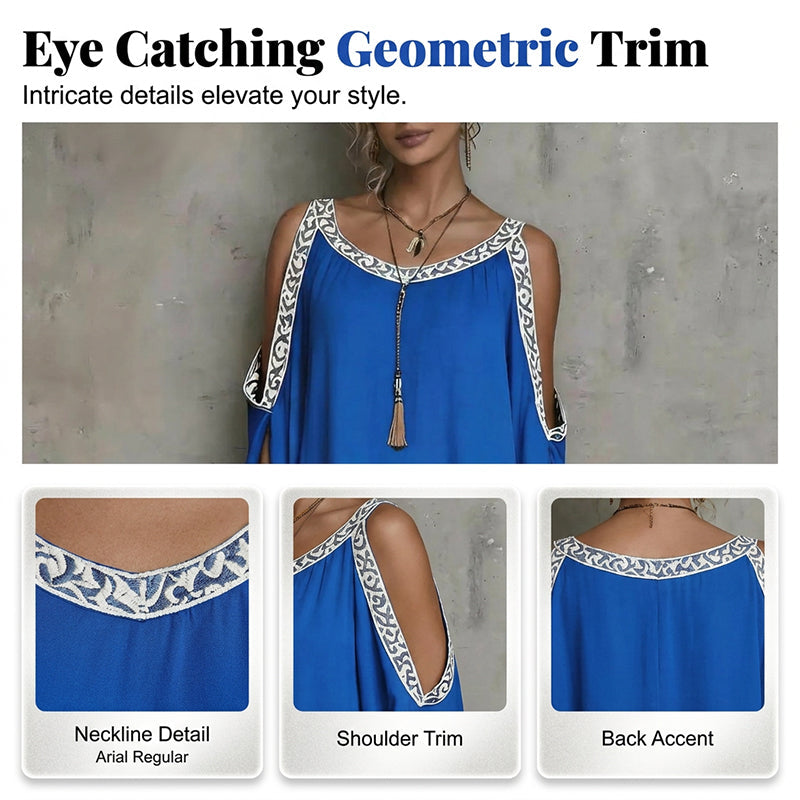 Robe femme à épaules dénudées
