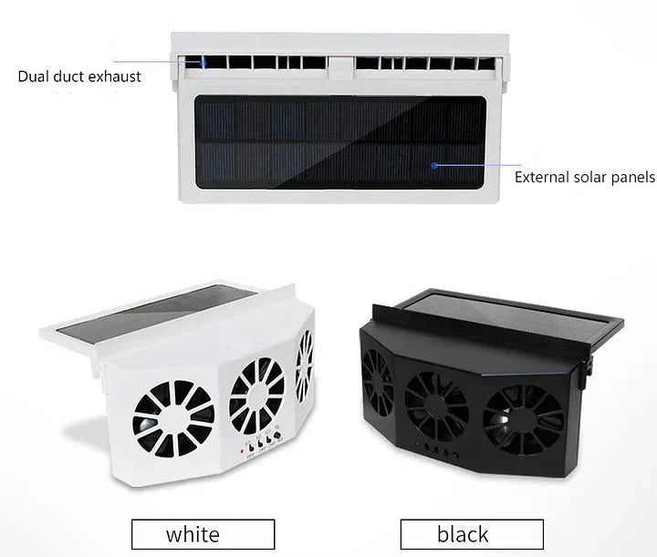 Le nouvel artefact de refroidissement de voiture solaire [ventilateur d'extraction de circulation d'air]