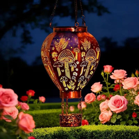 🎈🌙OFFRE LIMITÉE 62% DE RÉDUCTION! Lanterne Montgolfière Solaire – Lumière Suspendue pour Jardin, Terrasse ou Cour, S’allume Automatique au Crépuscule, Lueur Flottante Magique – Parfaite pour les Soirées & Fêtes 🏮🌸