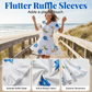 🥳 50 % DE RÉDUCTION ! 🥳 – Mini-robe élégante à motifs floraux & volants – Parfaite pour les chaudes journées d'été !