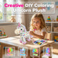Kit de peluche licorne à colorier soi-même