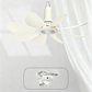 🏆DERNIER JOUR DE VENTE : 50 % DE RÉDUCTION !🔥Mini ventilateur de plafond portable avec crochet de suspension