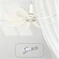 🏆DERNIER JOUR DE VENTE : 50 % DE RÉDUCTION !🔥Mini ventilateur de plafond portable avec crochet de suspension
