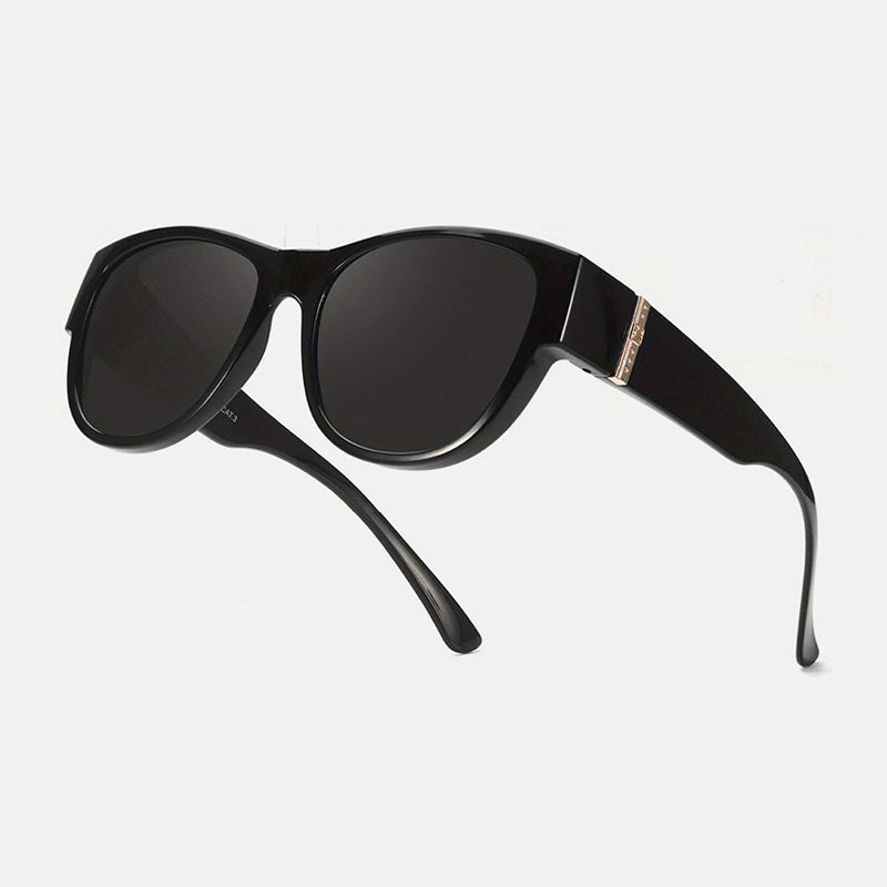 🏖️🔥 PROMO -50% ! Lunettes Soleil Polarisées Sur-Lunettes Femme – 9 Couches Anti-Reflets Eau Route Neige UV400, Grande Monture Glamour Hollywood, Matériaux Haute Qualité Charnières Renforcées · 4 Styles ✨