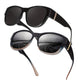 🏖️🔥 PROMO -50% ! Lunettes Soleil Polarisées Sur-Lunettes Femme – 9 Couches Anti-Reflets Eau Route Neige UV400, Grande Monture Glamour Hollywood, Matériaux Haute Qualité Charnières Renforcées · 4 Styles ✨