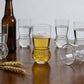 Verre à bière artisanale en forme de ballon de football