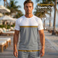 💪 PROMO LIMITÉE 50% DE RÉDUCTION ! 💥 Ensemble Sport Été Homme Color-Block – Micro-Maillet, Coupe Ergonomique, Cordon de Serrage ✨