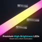Lampadaire d'angle moderne RGB