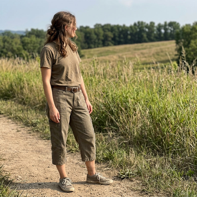 🔥👖 PROMO FLASH 55% ! Pantalons Cargo Capri Décontractés – Coupe Ample, Poches Multiples, Tissu Respirant, 6 Tailles, Idéaux Été & Quotidien 🌿