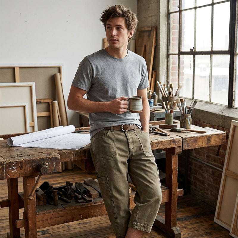 🔥👖 PROMO FLASH 55% ! Pantalons Cargo Capri Décontractés – Coupe Ample, Poches Multiples, Tissu Respirant, 6 Tailles, Idéaux Été & Quotidien 🌿