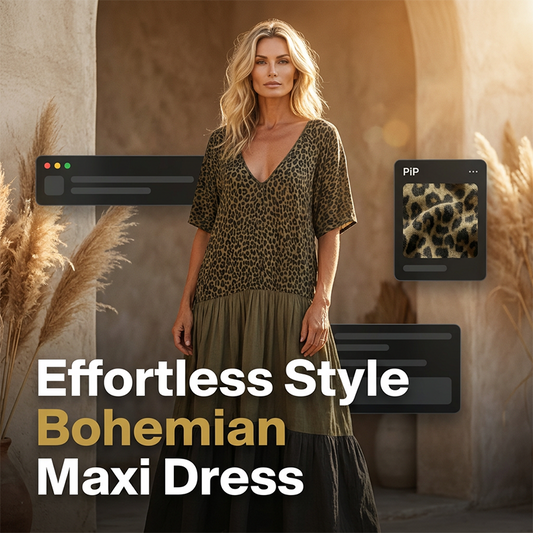 🌸 63 % DE RÉDUCTION EN CE MOMENT ! 🌸 Robe longue bohème élégante pour femme