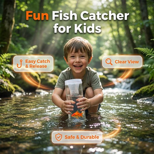 🐟 Aventure en plein air pour enfants : pêche en bouteille – Explorez la nature en vous amusant ! 🌊✨