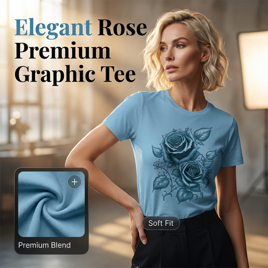 ⭐T-shirt élégant pour femme à imprimé floral