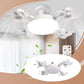 🌀 50 % DE RÉDUCTION ! 💡 Ventilateur de plafond avec douille E27 – Ventilateur LED 2-en-1 silencieux avec télécommande – Fraîcheur et lumière tout en un 🏠