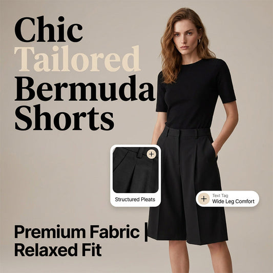 🩳 50% DE RÉDUCTION 🌸 Short Bermuda ample pour femme – Taille élastique, poches pratiques & coupe décontractée – Parfait pour l’été, les loisirs ou les journées chaudes – confort et liberté de mouvement ☀️