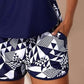 Ensemble de maillot de bain ample imprimé color-block