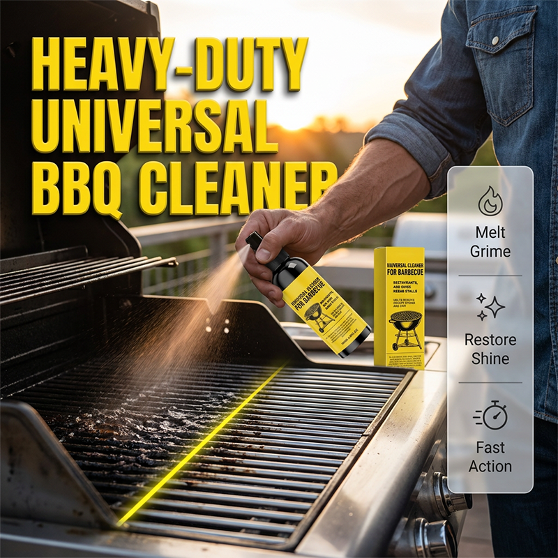 Nettoyant universel pour barbecue, idéal pour les grilles grasses