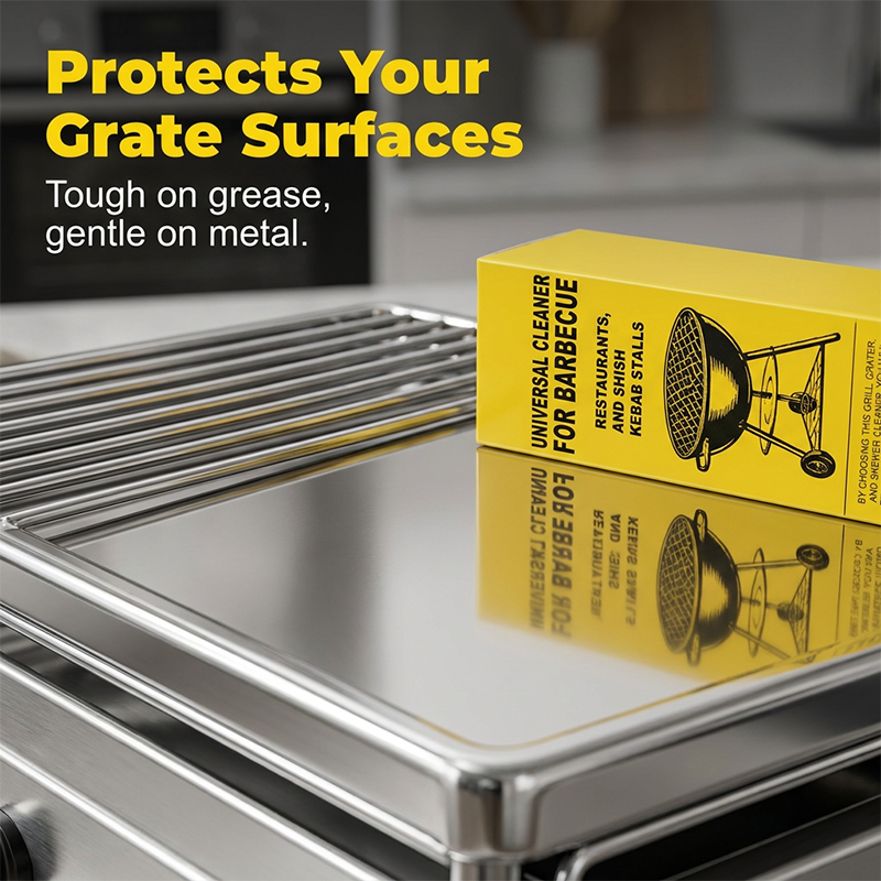 Nettoyant universel pour barbecue, idéal pour les grilles grasses