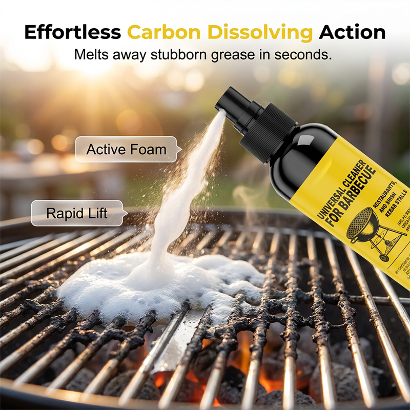 Nettoyant universel pour barbecue, idéal pour les grilles grasses