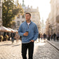 👕Sweat-shirt à demi-zip pour homme, effet vintage – Sweat-shirt décontracté au style urbain ✨