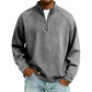 👕Sweat-shirt à demi-zip pour homme, effet vintage – Sweat-shirt décontracté au style urbain ✨