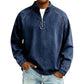 👕Sweat-shirt à demi-zip pour homme, effet vintage – Sweat-shirt décontracté au style urbain ✨