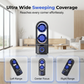 Dual-Head Desktop Tower Fan 100-Speed Stepless