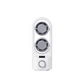 Dual-Head Desktop Tower Fan 100-Speed Stepless