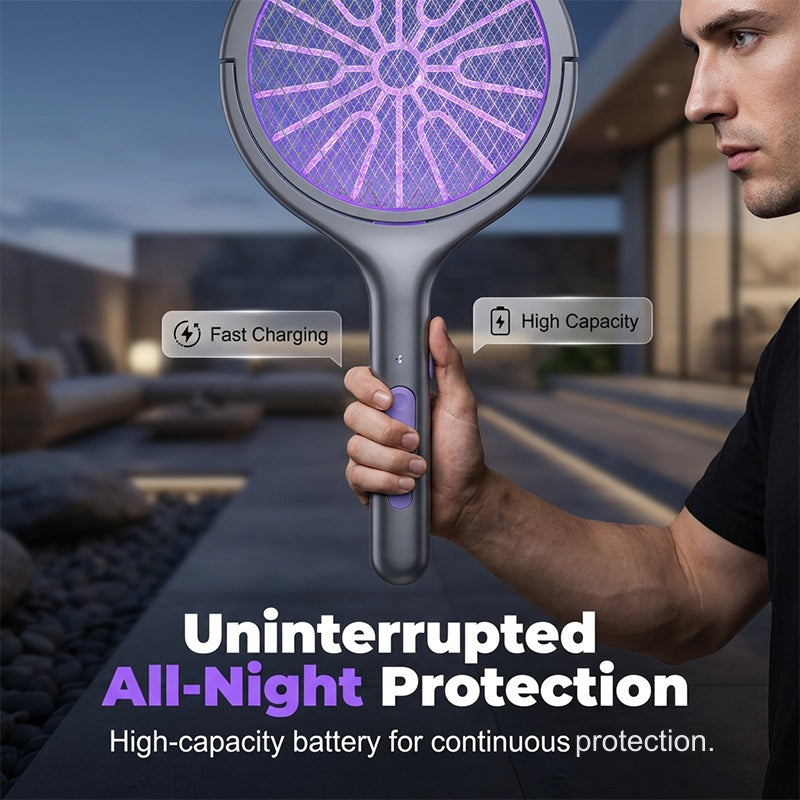 🦟 50 % DE RÉDUCTION EN CE MOMENT ! ✨Tapette à mouches électrique télescopique