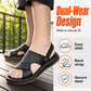👡 51% DE RÉDUCTION ! ✨ Sandales en cuir pour homme 2 en 1 – Polyvalentes pour l'extérieur et la plage – Cuir véritable, semelle flexible et confort optimal – Parfaites pour les journées chaudes et un look décontracté ☀️🌊