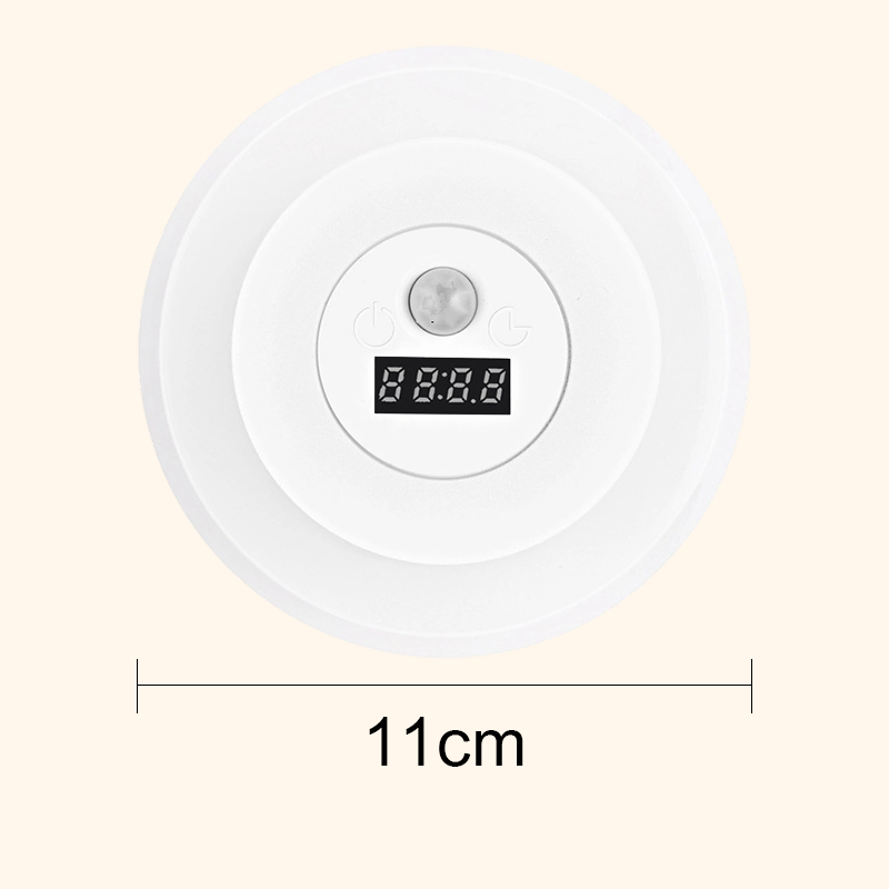 🌙🔥 Veilleuse LED intelligente horloge intégrée détecteur de mouvement, lumière douche automatique pour chambre enfant ✨