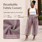 Pantalon lanterne à empiècements en maille pour femmes