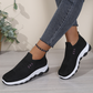 Chaussures de marche respirantes à enfiler pour femmes