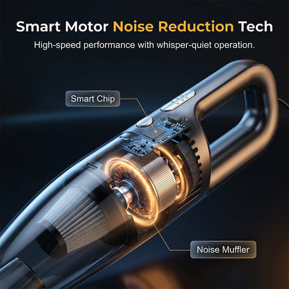 🚘🔥Aspirateur de voiture portable sans fil 120 W pour usage humide et sec, idéal pour la maison et la voiture – Gardez votre voiture propre à tout moment et n'importe où✨