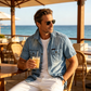 👕 -50% MAINTENANT ! 💙 Chemise en Jean Lavé pour Homme – Charme Brut, Tissu Doux & Style Polyvalent – Parfaite pour Sorties Décontractées & Superpositions Week-end 🌿