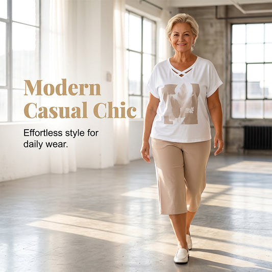 👗🌸 Plus de 46 000 exemplaires vendus ! Ensemble 2 pièces col V et short – Chic décontracté, silhouette moderne pour un look effortless au quotidien ☀️🌿