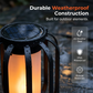 🔥☀️ Lanterne solaire à flamme vacillante étanche, lumière décorative réaliste pour jardin, terrasse et extérieur ✨