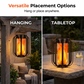 🔥☀️ Lanterne solaire à flamme vacillante étanche, lumière décorative réaliste pour jardin, terrasse et extérieur ✨