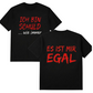 👕 50% DE RÉDUCTION ! 🎁 T-Shirt Noir Allemand – Polyester – Slogan Humoristique Double Face for Homme