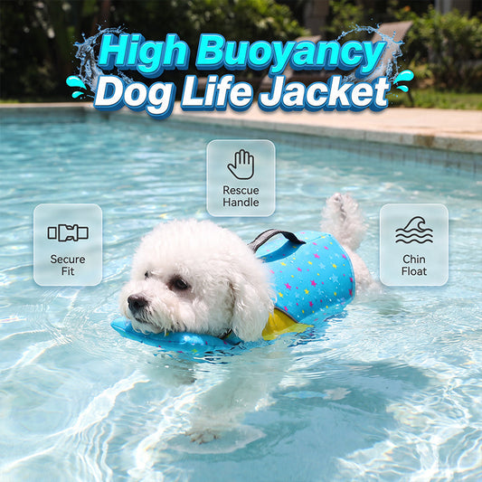 🔥 50% DE RÉDUCTION ! 🐶 Gilet de Sauvetage pour Chien – Mélange Premium – Haute Flottabilité & Ripstop for Sécurité Aquatique