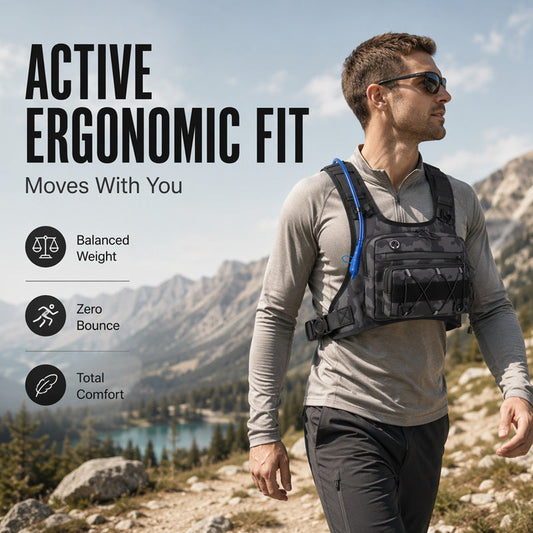 🔥 Lot de gilets de cyclisme avant et arrière pour homme – Compatible avec un système d'hydratation, 3 L de capacité de rangement, maille respirante 🏃