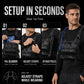 🔥 Lot de gilets de cyclisme avant et arrière pour homme – Compatible avec un système d'hydratation, 3 L de capacité de rangement, maille respirante 🏃