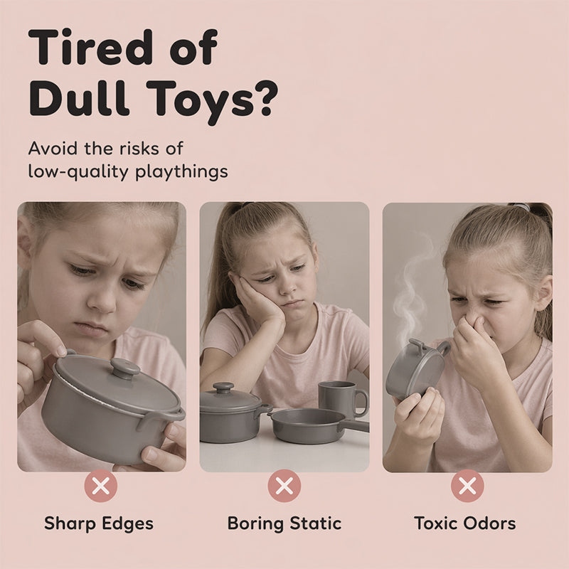 🍳👶 Ensemble jouet de cuisine pour jeux de rôle, accessoires réalistes, stimule l’imagination des enfants ✨