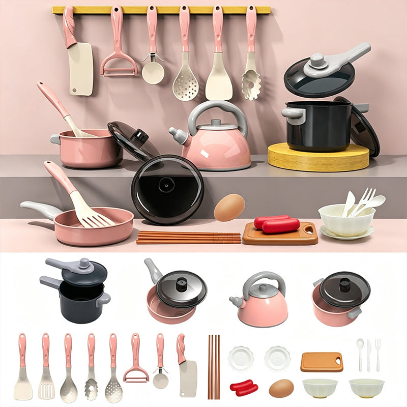 🍳👶 Ensemble jouet de cuisine pour jeux de rôle, accessoires réalistes, stimule l’imagination des enfants ✨