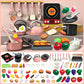 🍳👶 Ensemble jouet de cuisine pour jeux de rôle, accessoires réalistes, stimule l’imagination des enfants ✨
